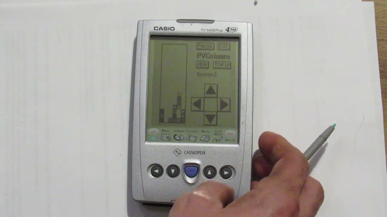 PVColumns is a character matching columns game for Casio Pocket Viewer