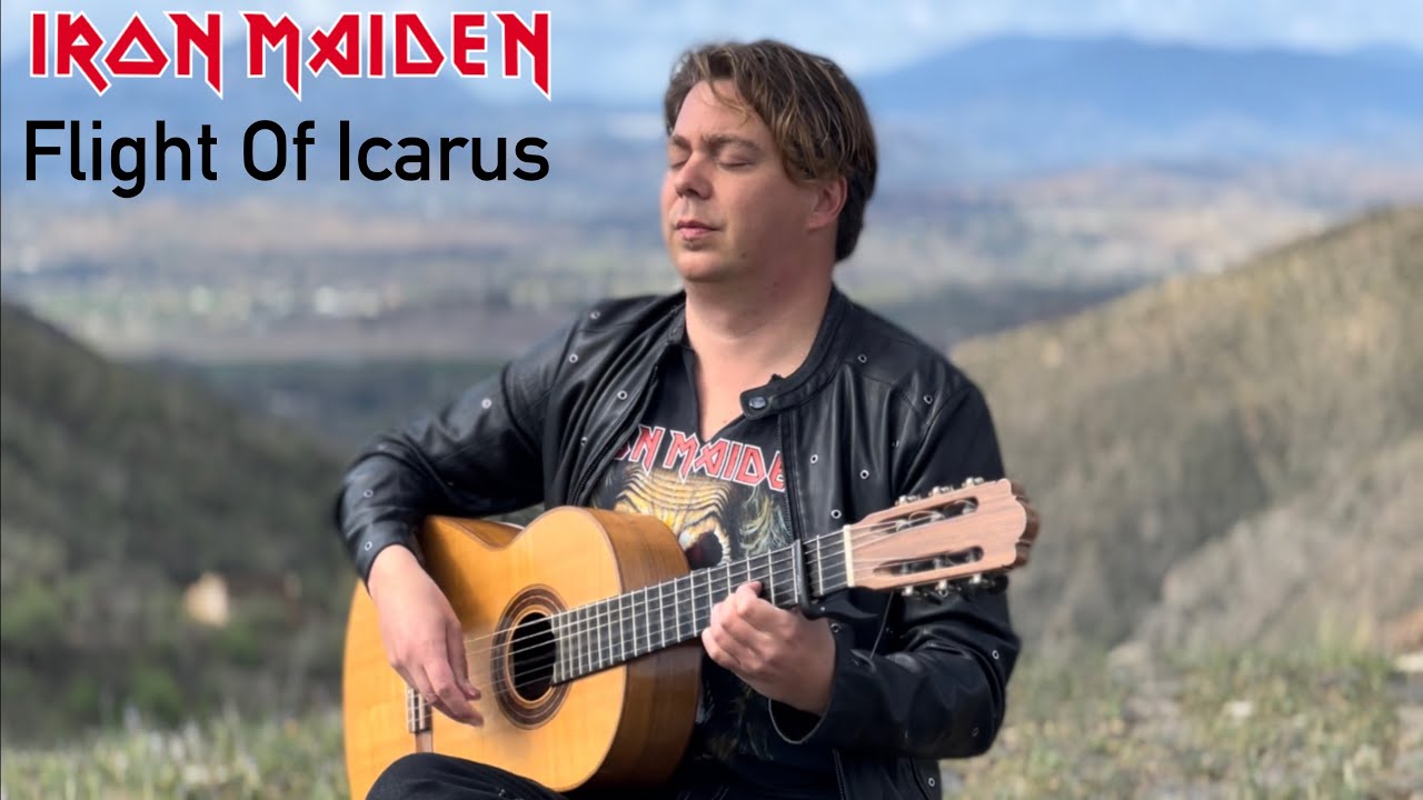 Iron Maiden - Flight of Icarus (Acoustic) | Guitar Cover on Classical Fingerstyle Guitar