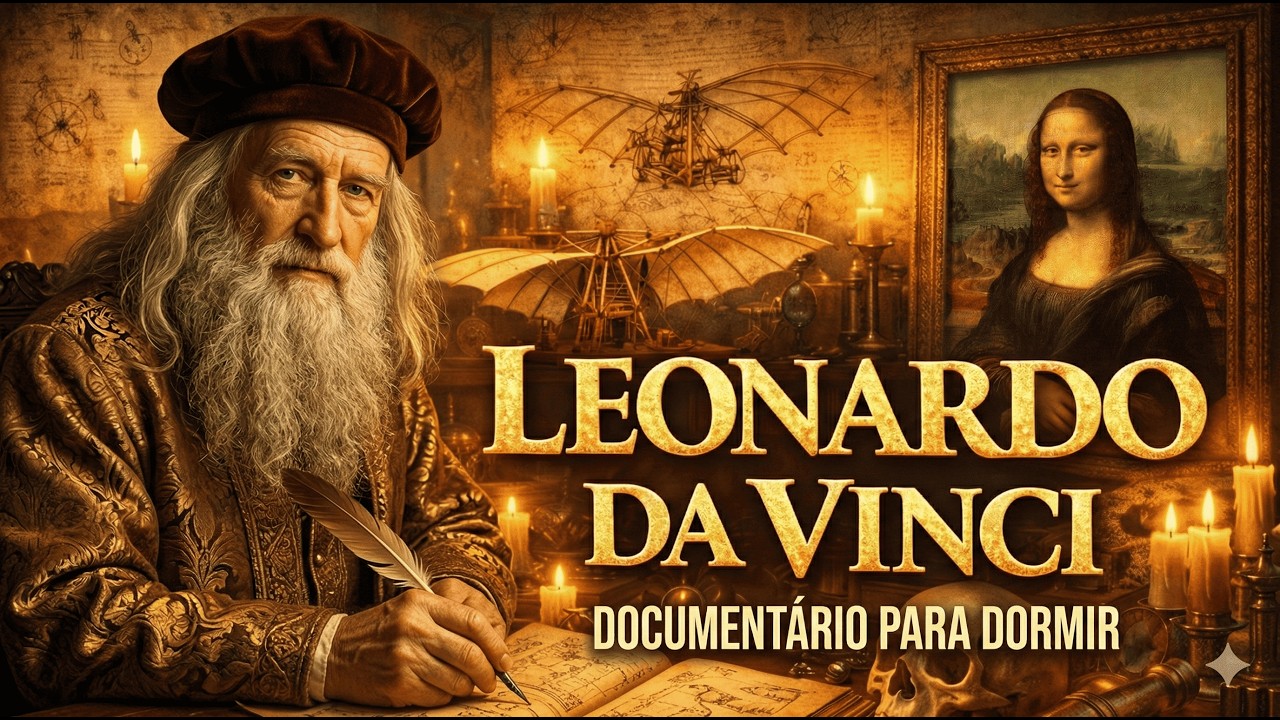 📜Pegue no Sono com a história de Leonardo Da Vinci — Documentário para dormir