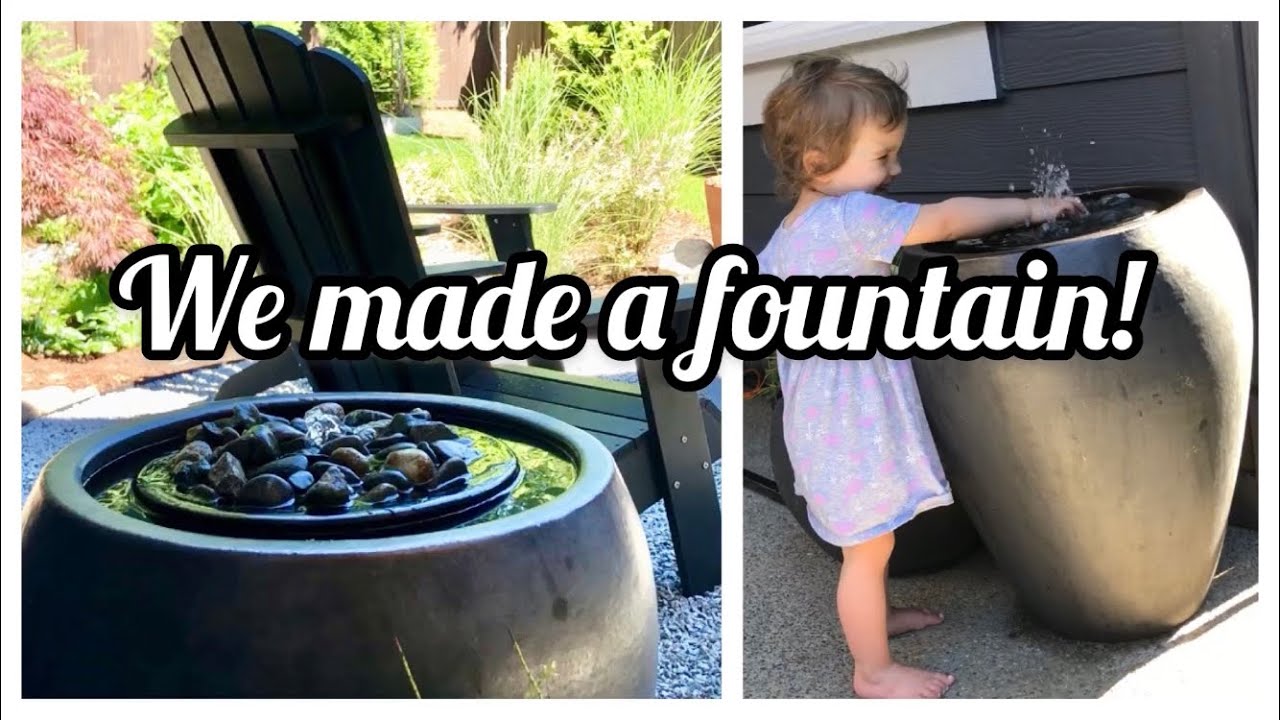 How to Make a Ceramic Pot Fountain for a Patio
