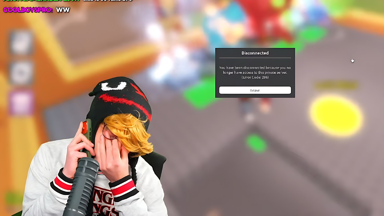 KreekCraft cries after losing his Tung Tung Sahur in Roblox Steal a Brainrot