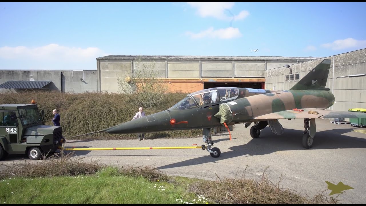 Mirage 5 BD 10 arrival & reassembly at Sabena Engineering (Belgium, 2023)