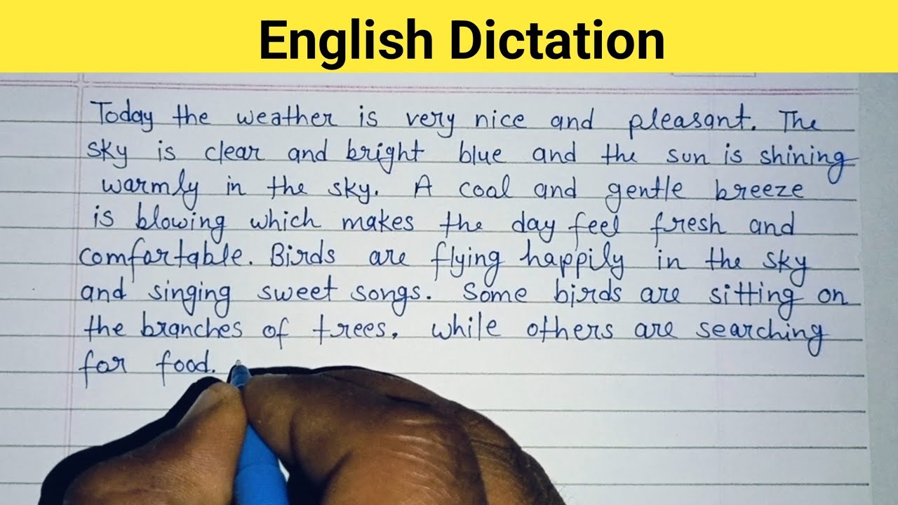 English Dictation | English words dictation for beginners | अंग्रेजी के शब्दों का इमला।