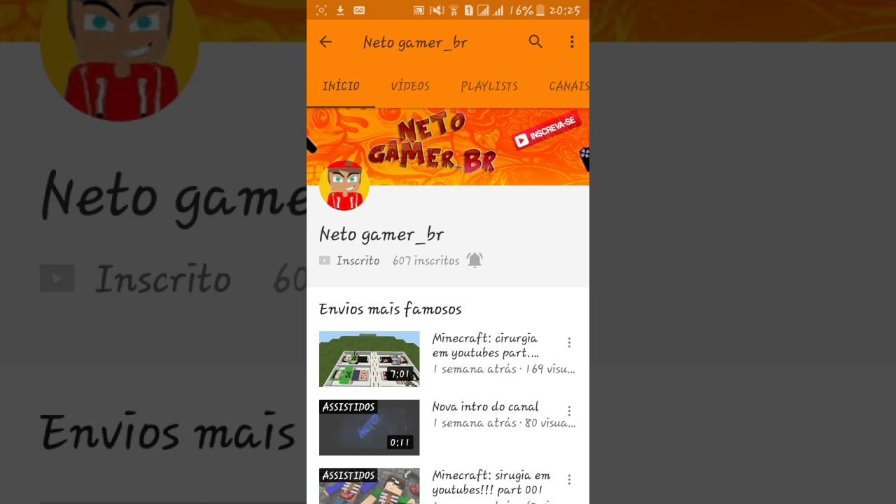 Divulgando canais #2 Neto gamer_br