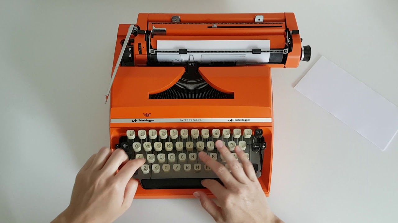 Tony's Typewriters - Scheidegger International