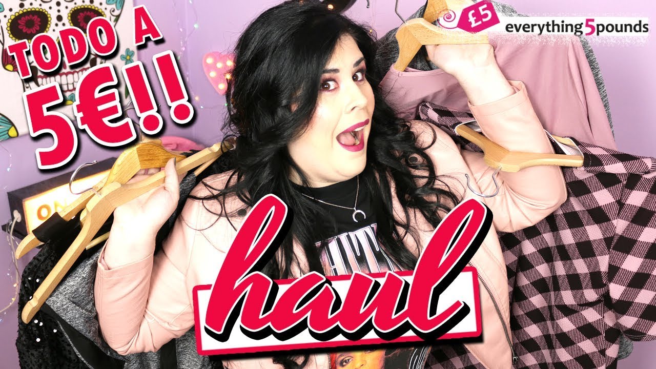 Haul de Ropa Everything5pounds | Ya soy oficialmente Blogger (Mini Ad) | Compras Moda Primavera 2018