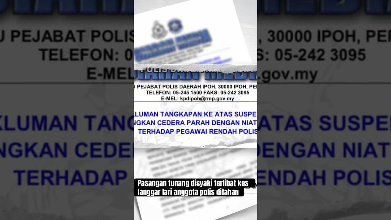 Pasangan itu ditahan pada Isnin hasil maklumat orang awam. #AWANInews