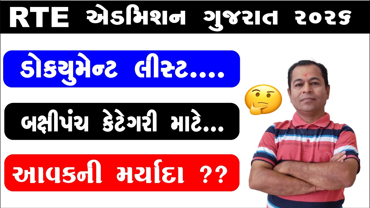 RTE Admission Documents for OBC Category 2026 27 | RTE Admission Documents List