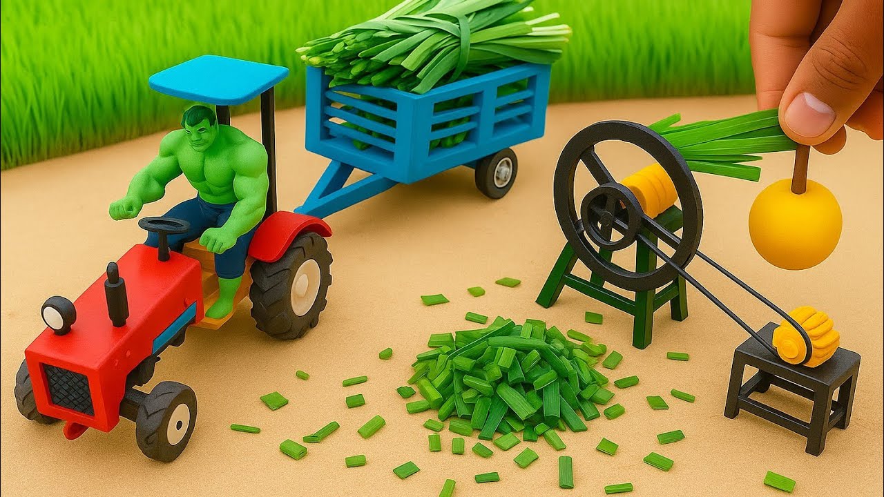 DIY Tractor Trolley Loader & Cutter Machine | Amazing Agriculture Technology  | Farming  Project
