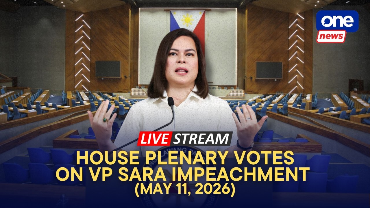 LIVE | House votes on VP Sara impeachment (May 11, 2026)