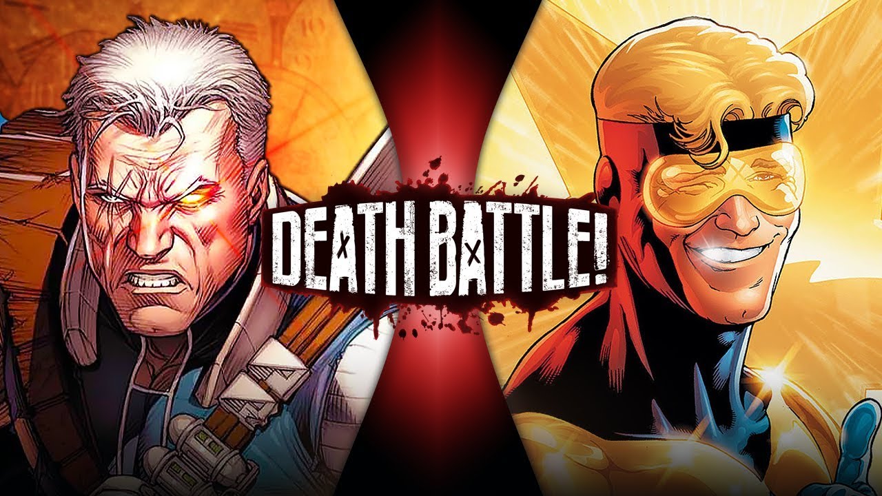 Cable VS Booster Gold (Marvel VS DC Comics) | DEATH BATTLE!