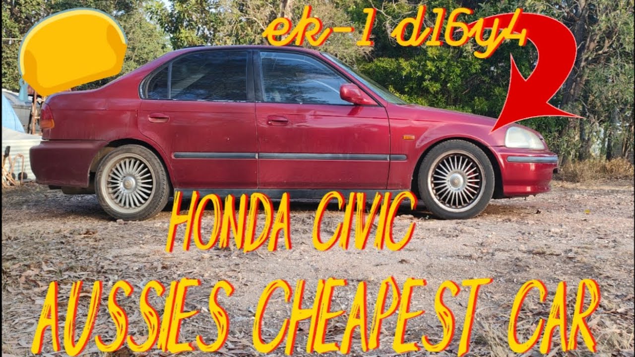 Aussies cheapest car | Honda Civic GLI D16Y4 | Introduction and valve tem seal swap out