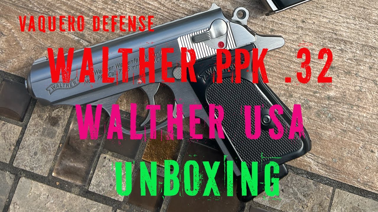 Новый Walther PPK .32 ACP Unboxing Short Table Top Обзор и быстрое сравнение