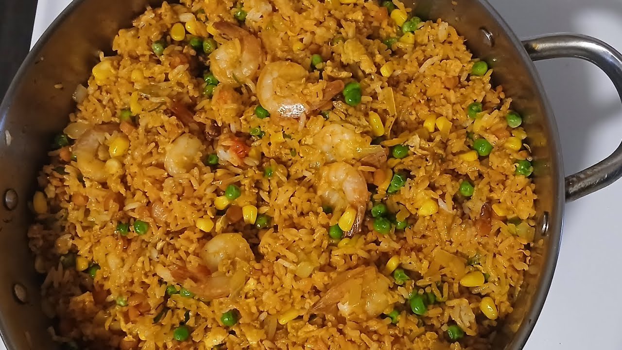 Diri fri ak vegetable ann fè yon fri ansanm #let's cook vegetable rice fried 