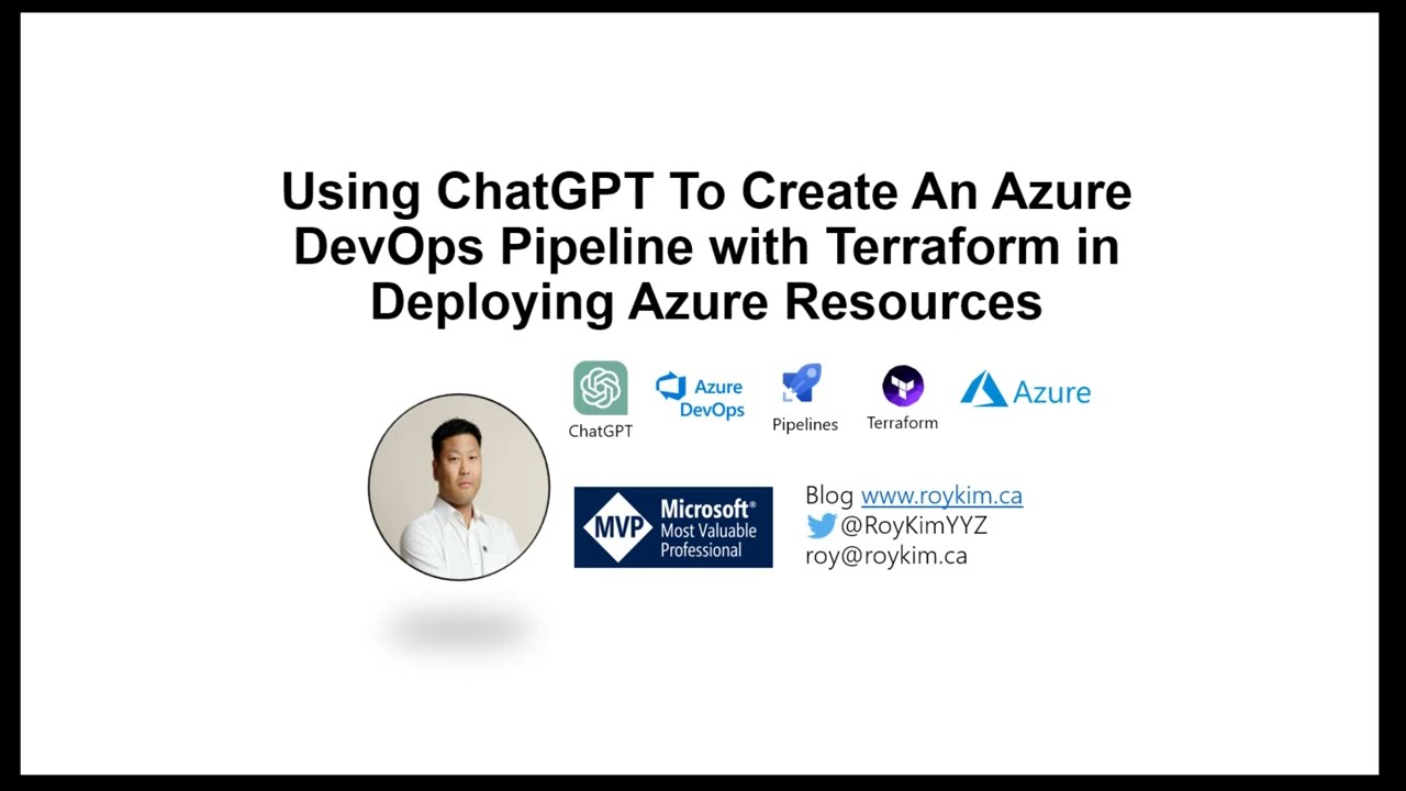 Using ChatGPT To Create An Azure DevOps Pipeline with Terraform in  Deploying Azure Resources