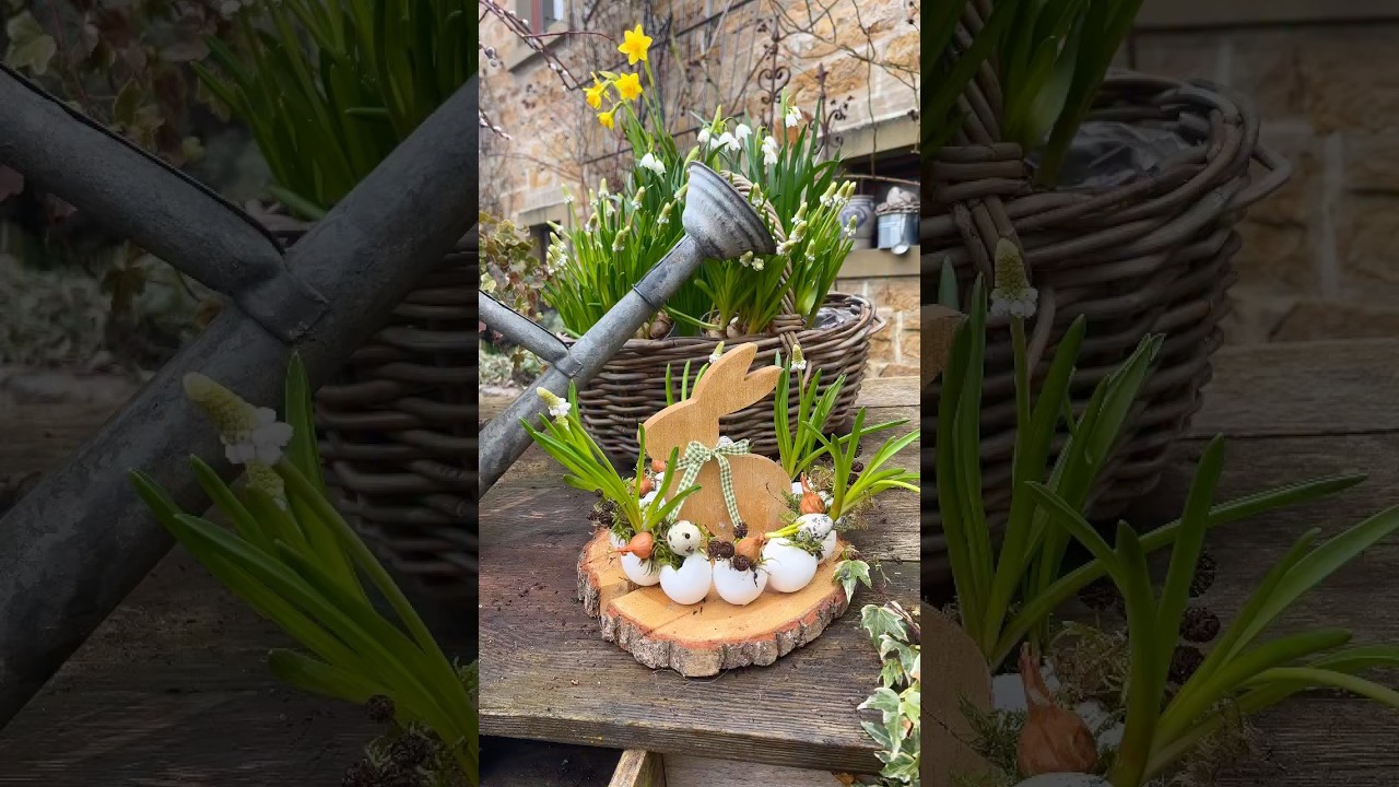 OSTERNEST AUS NATURMATERIALIEN🪵🥚🌿