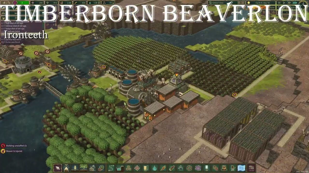Der Damm wird gebaut und wird optimieren unsere Biber/Timberborn 1 0 Ironteeth Beaverlon 2 #07