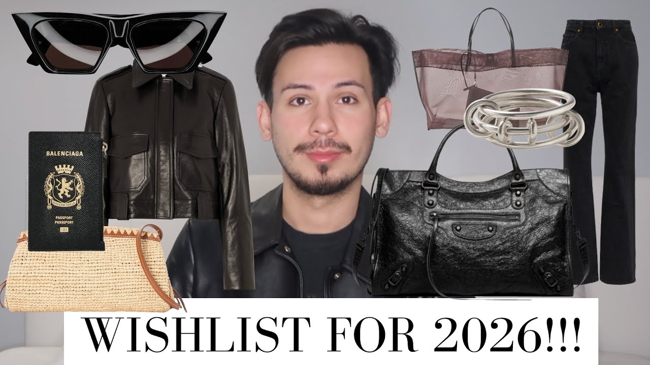 MY DESIGNER WISHLIST FOR 2026 | KHAITE, PHOEBE PHILO, SPINELLI & MORE!!!