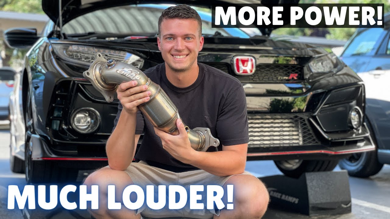 Установка MAPerformance DOWNPIPE / Первые впечатления | Civic Type R 2021 года