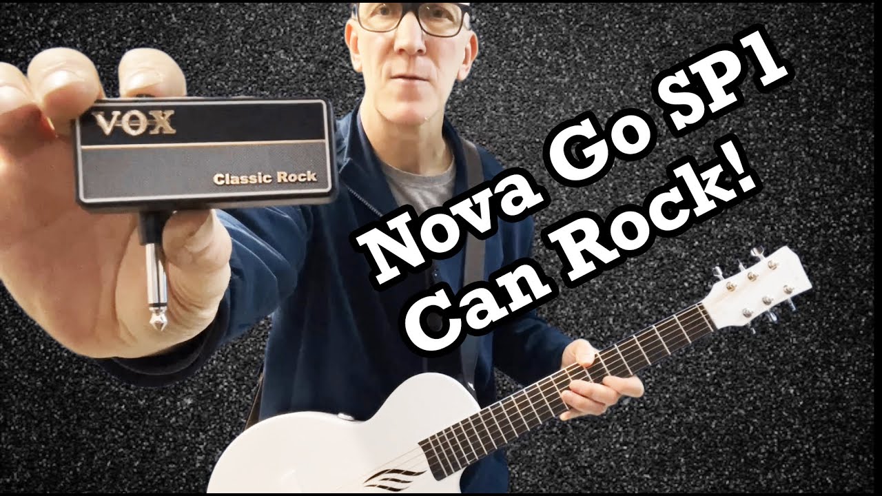Nova Go SP1 Guitar Can Rock! - Headphone Amp Demo - Enya Carbon Fibre Guitar