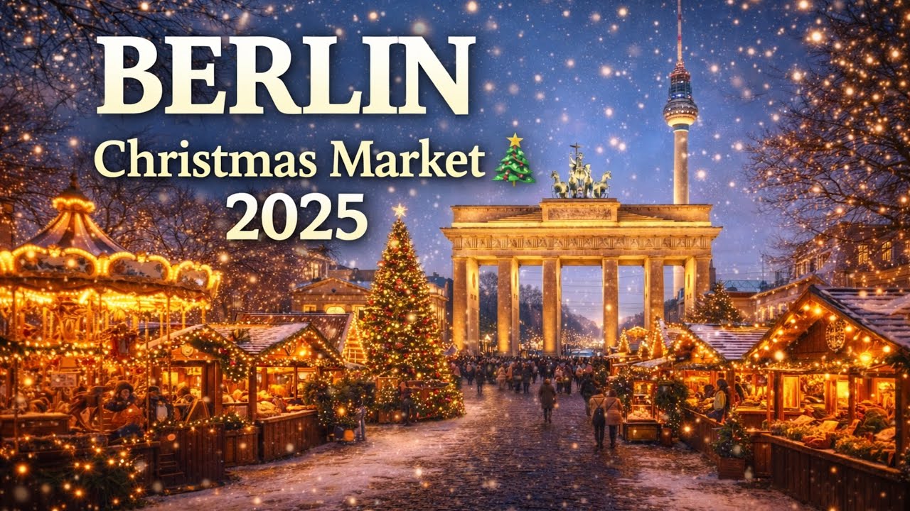 Berlin Christmas Market Walk 🎄 | Christmas in Berlin 2025 (4K Walking Tour)