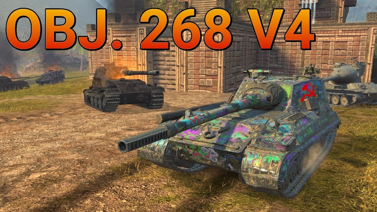 Over 6K Damage With NEW Object 268 V4 | World of Tanks Blitz Replays