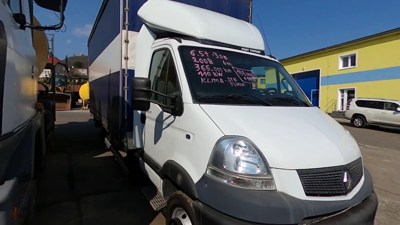 6.5t Renault Mascott DXI 150.65, 3.0D (2008) na 6 x 2.35 m