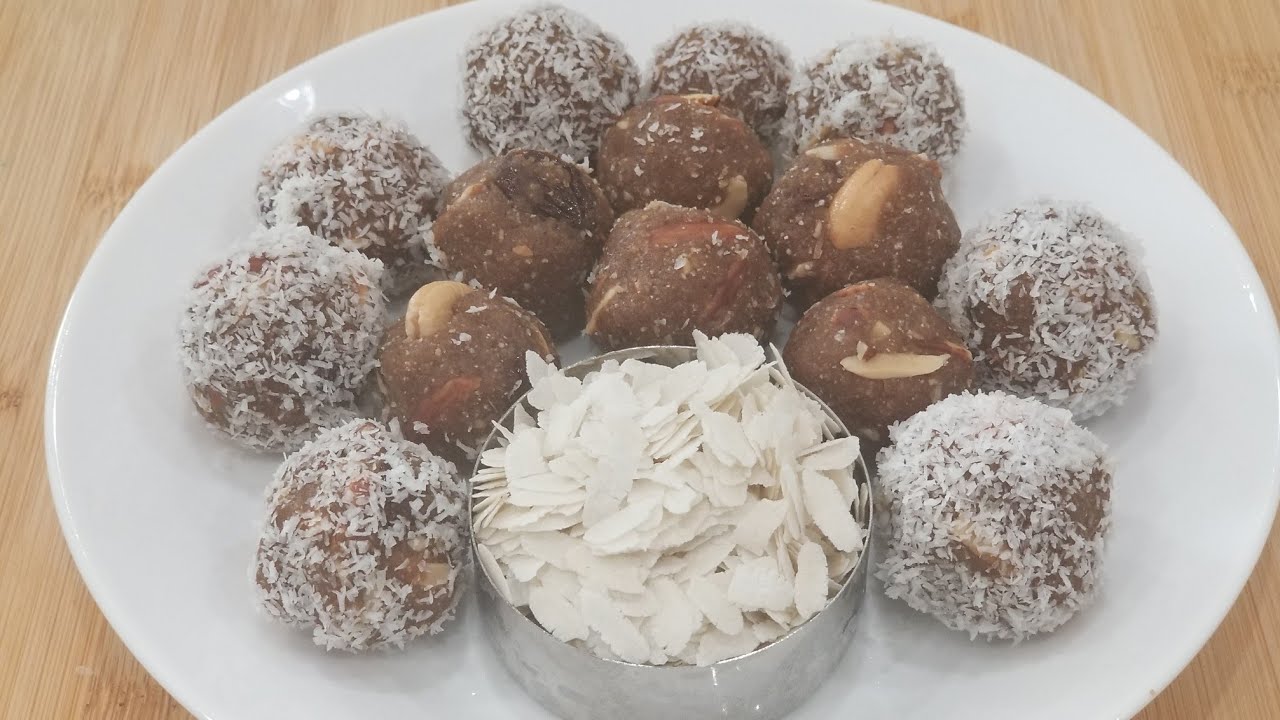 How to make Poha Ladoo/vellai Aval Laddu Recipe.../Sangeetha's