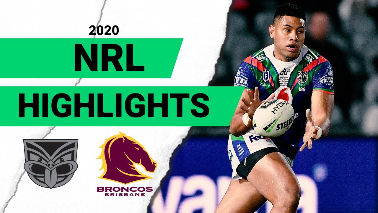 NRL Highlights | Warriors v Broncos Match Highlights | Round 8 2020 | Telstra Premiership | NRL