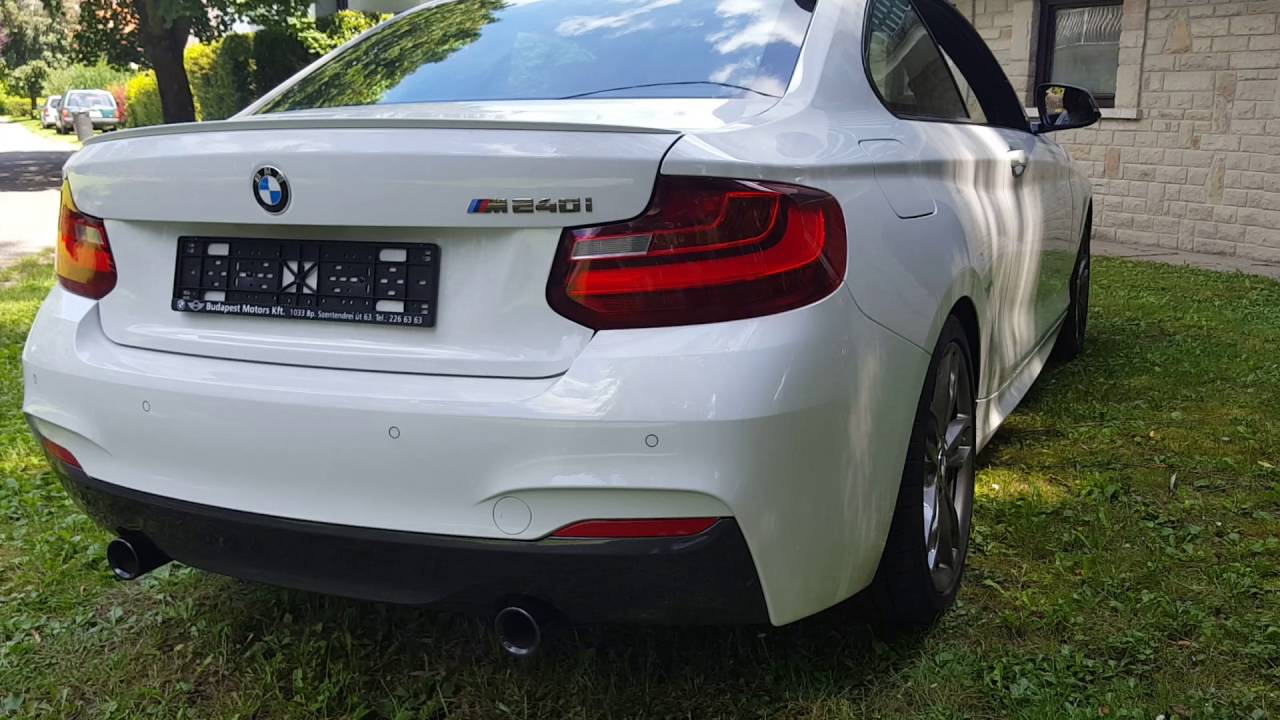 BMW M240i stock exhaust sound