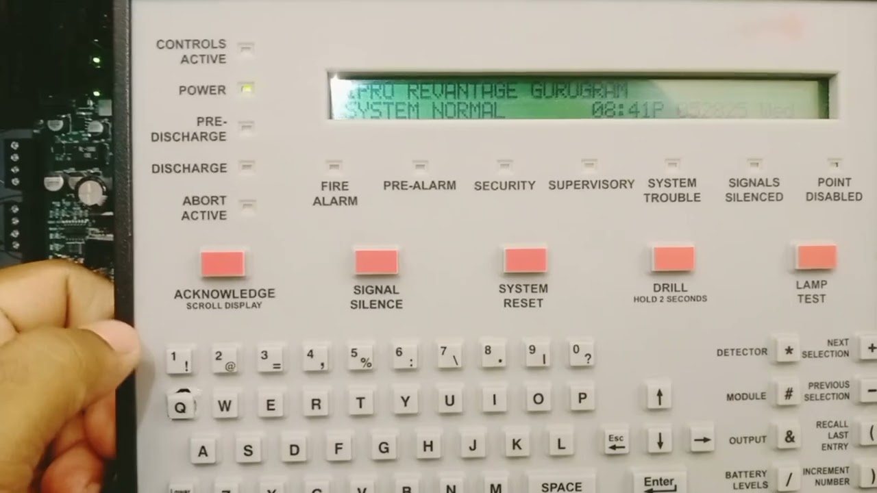 🚒🔥 🔥 #Honeywell  #Fire 🔥🔥 Panel #NFS 320 Time change satting 🔥🔥🔥