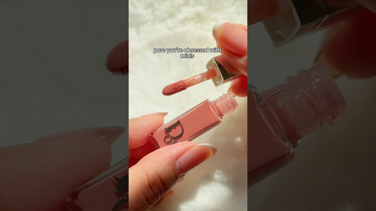 the cutest dior mini makeup ✨🩷 #lipgloss #minimakeup #makeup #beauty #sephora #catherinemaaaae