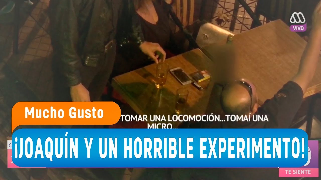 El horrible experimento social de Joaquín y la burundanga - Mucho gusto 2018
