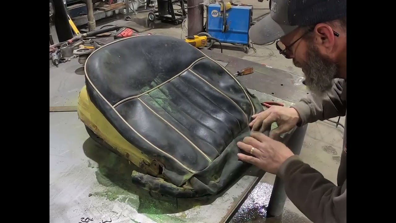 Let’s cut a seat down and put new foam in for LIL BIRD