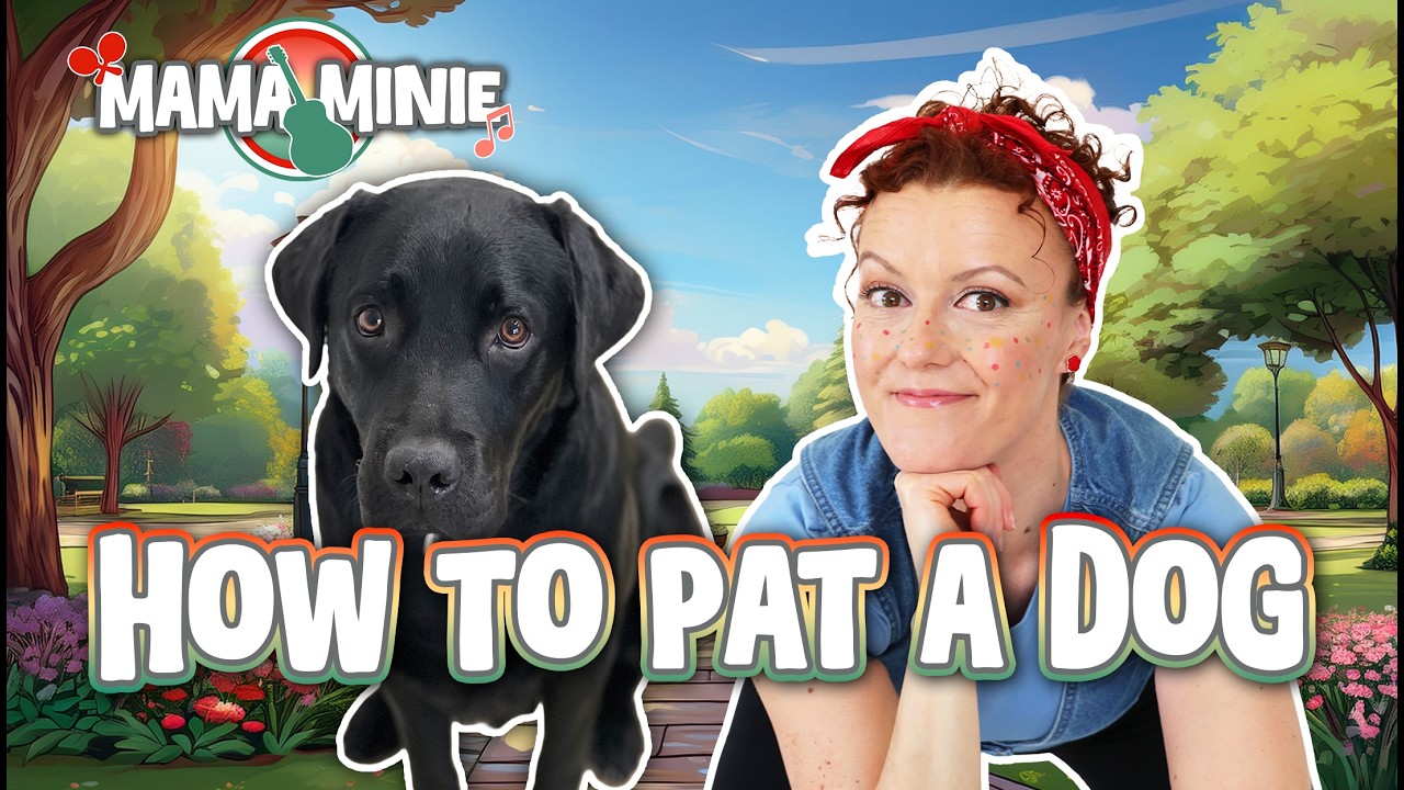 How to pat a dog with Mama Minie