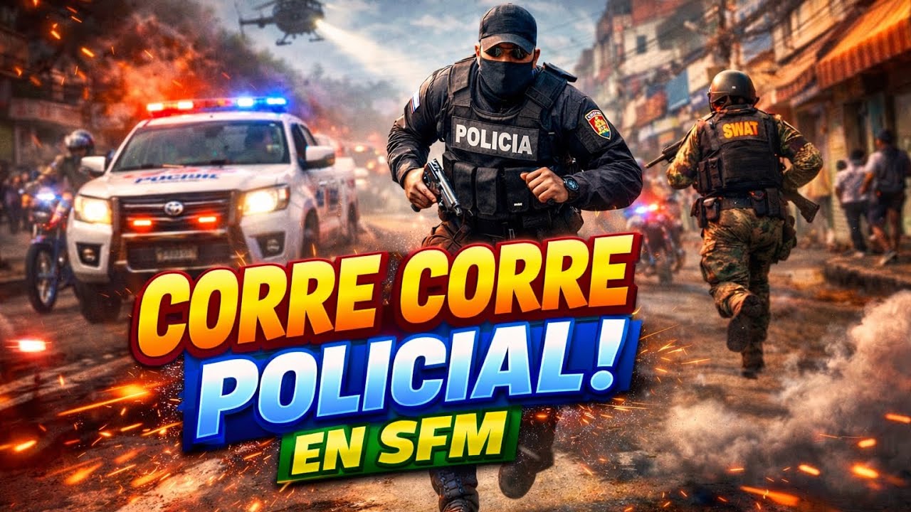 Comenzo el corre corre policial
