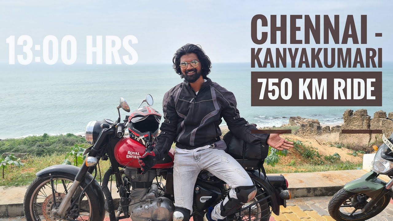 😍 கன்னியாகுமரி Bike Ride from chennai 750 KM | Kanyakumari Sunrise |Tamil MotoVlog