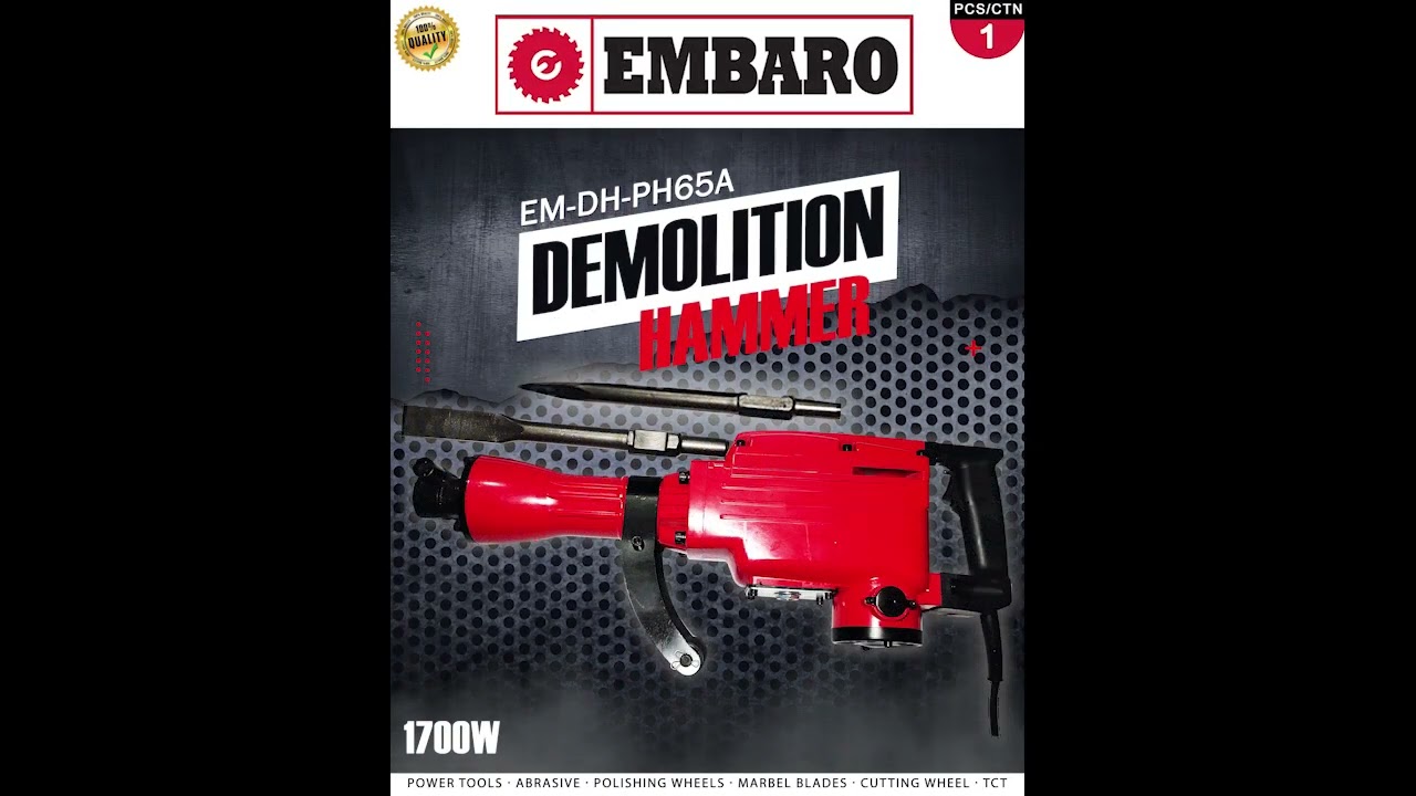 EMBARO - DEMOLITION HAMMER - AKSHAJ TOOLS