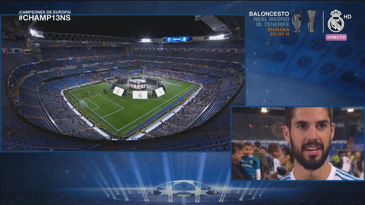 REAL MADRID ENTREVISTAS en la FIESTA del BERNABEU #CHAMP13NS 27-05-2018