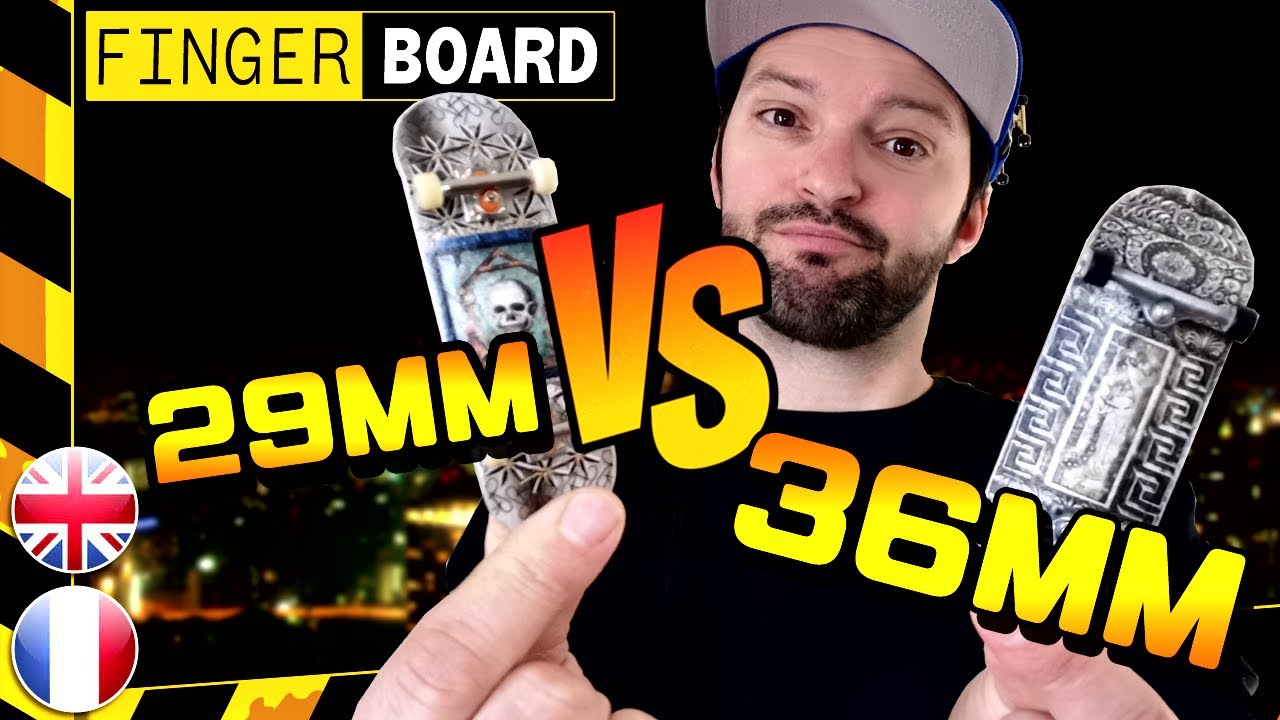 Meilleure taille pour un fingerboard 🧐 29mm ou 36mm ? 🛹✌️ Feat. Snakehouse 🐍🏠