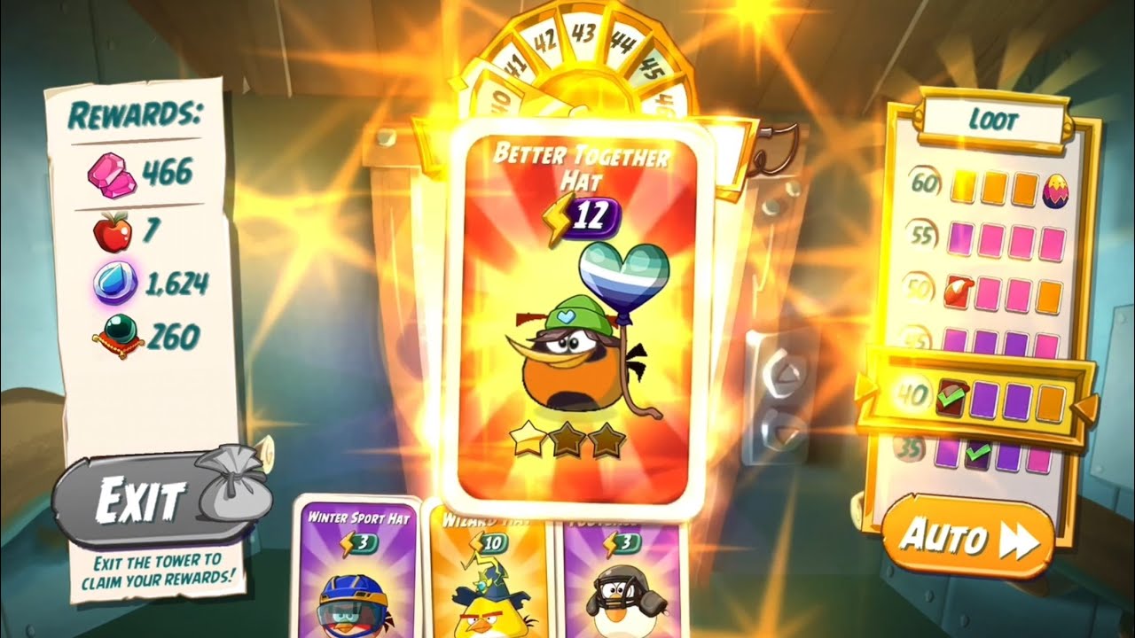Tower Of Fortune - Day 7 for the Better Together Hat Set - Angry Birds 2