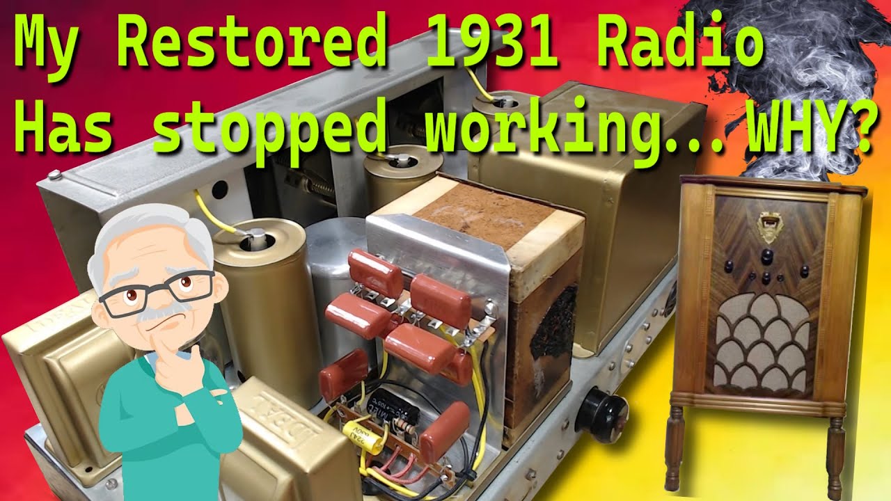 Радиостанция AWA 45E 1931 года — она перестала работать!