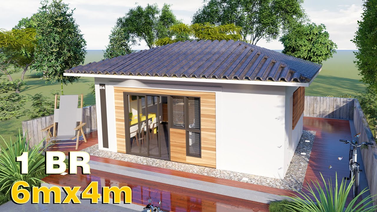 Small House Design 6x4 (24 SQM) Bungalow