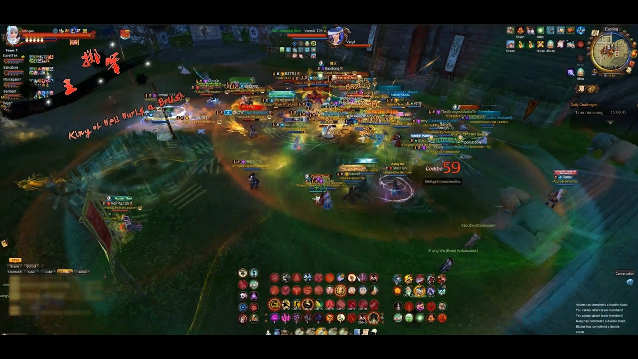 Age Of Wushu NA - 5 days alliance wins v 500 years alliance!?!?