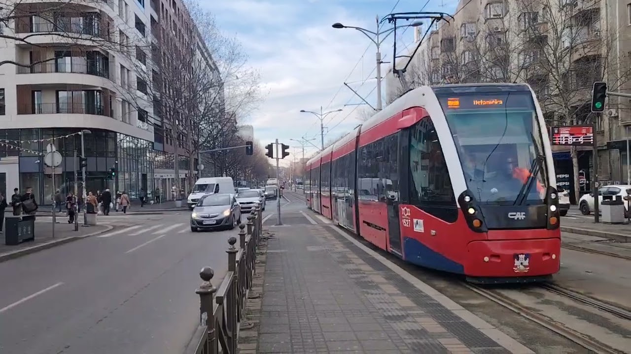 KATICA(tatra) DUWAG,CAF trams,Belgrade.february 2026