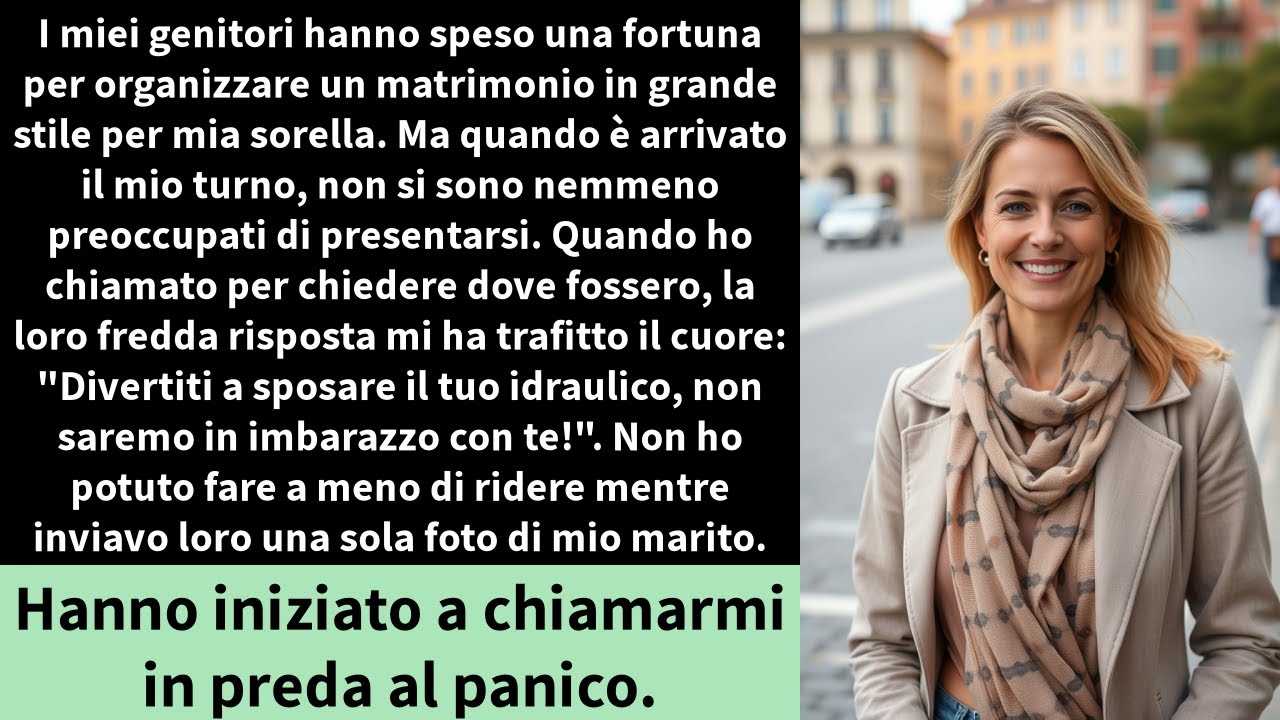 I miei genitori hanno speso una fortuna per organizzare un matrimonio in grande stile per mia