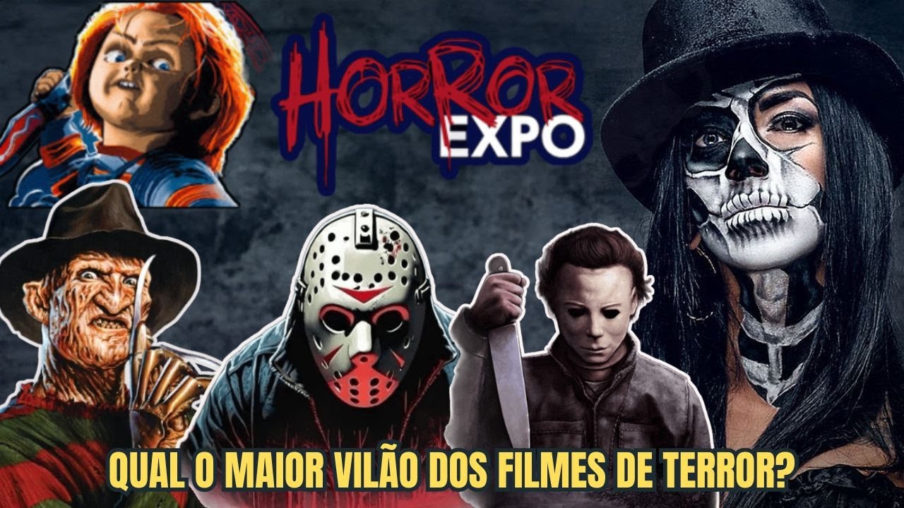 Visitamos a HORROR EXPO 2025 e perguntamos: qual o vilão mais assustador do cinema?
