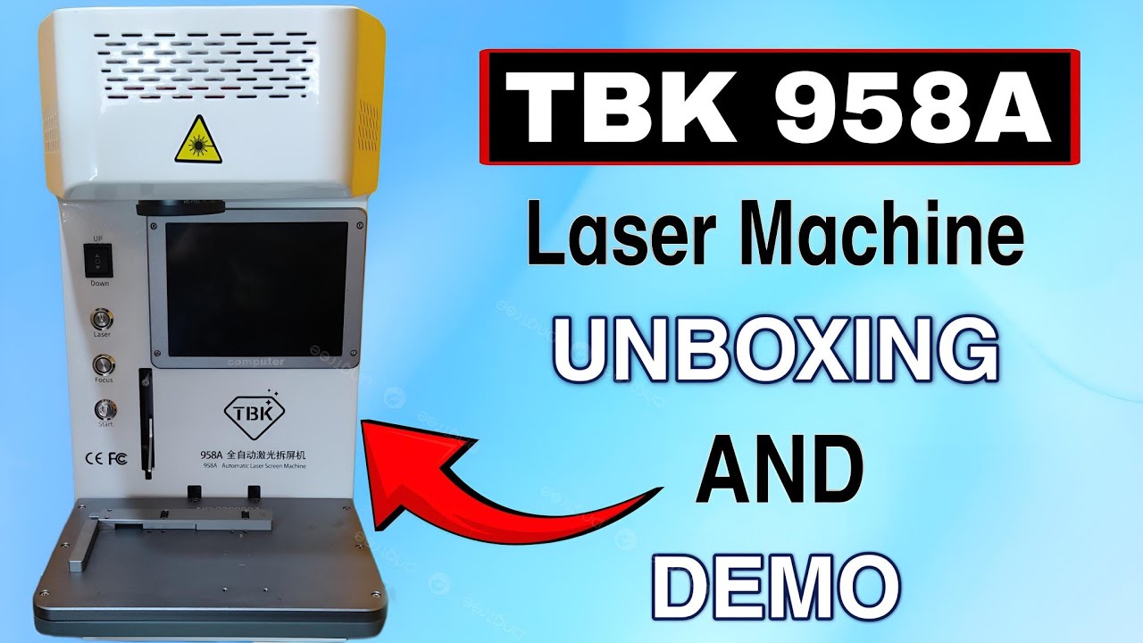 TBK 958A Laser Machine | Iphone Back Glass Removal Laser Machine | TBK Laser Machine 2023