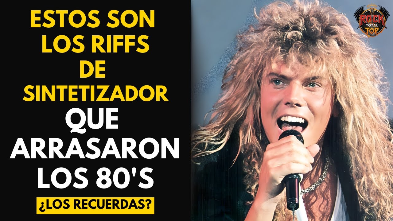 10 RIFFS DE SINTETIZADOR que MARCARON la DÉCADA de 1980