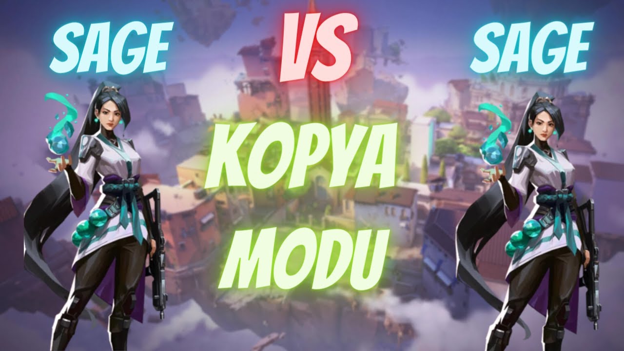 Takımıma 10 Sage geldi !? / Valorant Kopya modu oynanış !!
